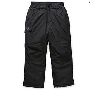 Vertical 9 Little Big Girls Heavyweight Size M 10-12 Black Snow Snowboard Pants